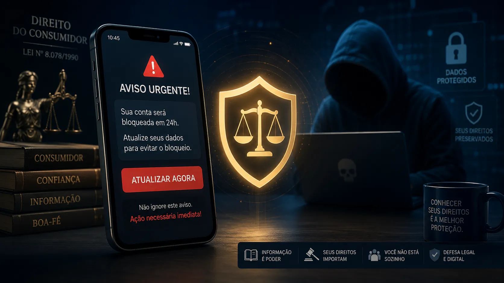 Golpes Virtuais: como reconhecer, como se proteger e o que fazer se você cair em um